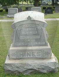 Thomas Hines Grave Marker