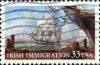 Irish Immigration Postage Stamp