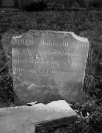 John Johnson - Grave Marker