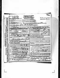 Lora McFarland Death Certificate