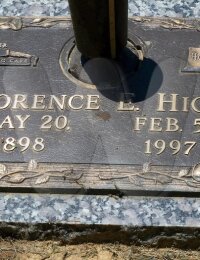 Florence Elsie Rountree-Hicks - grave marker