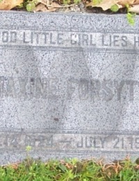 Lelah &quot;Maxine&quot; Forsythe - grave marker