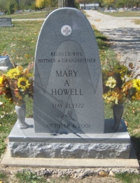 Mary Camponovo Forsythe Howell - grave marker
