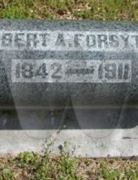 Robert Ashmore Forsythe - grave marker