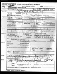 Richard A. Forsythe, Sr. - Death Certificate