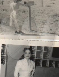 May at their house in Santa Fe 1947
