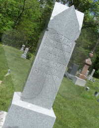 Rebecca (Forsythe) Rhodes - grave marker