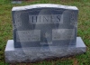 William &amp; Ida (Kitchen) Hines - grave marker