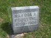 Martha A. Forsythe - grave marker