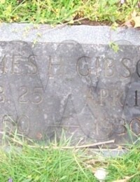 James H. Gibson (grave marker)