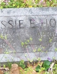 Jessie E. (Gibson) Hood (grave marker)