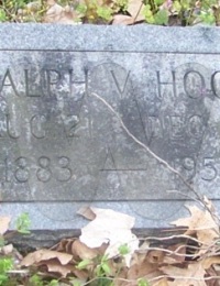 Ralph V. Hood (grave marker)