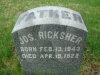 Joseph Ricksher - Grave Marker