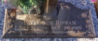 Patsy Sue Rowan - grave marker