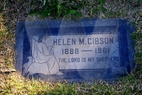 Mary Helen Gibson - (grave marker)
