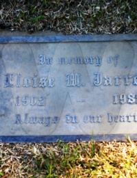 Eloise May Forsythe Jarrell - (grave marker)