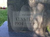 Kenneth H. Ward - Grave Marker