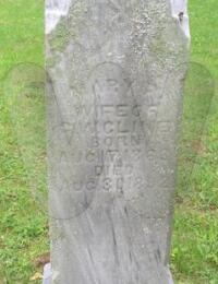 Mary E. Taylor-Cline - grave marker