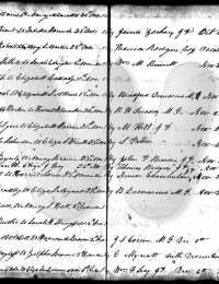 George Cline &amp; Elizabeth Warren Marriage Register - 1848