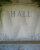 Harris &amp; Lucy Forsythe Hall - grave marker