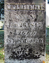 William L. Ashmore - grave marker