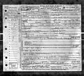 Flossie Martha Maynard - Death Certificate