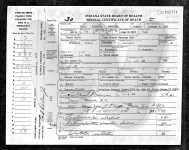 Dolly V. Forsythe - death certificate