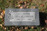 Cecil Ray Johnson, Jr. - grave marker