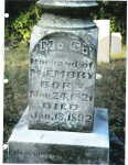 Michael Cader Embry - grave marker