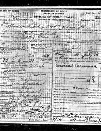 Darthula Snedeker Schull - death certificate