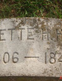 Fayette Hines - grave marker