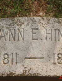Ann E. Cooke Hines - grave marker
