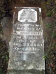 Rhoda Cooper Givens - grave marker
