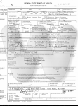 Frank Laufman Forsythe - death certificate