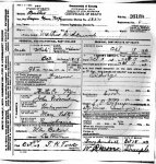 Mathew Gidcumb - death certificate