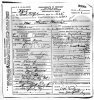 Hester (Gidcomb) Morris - death certificate